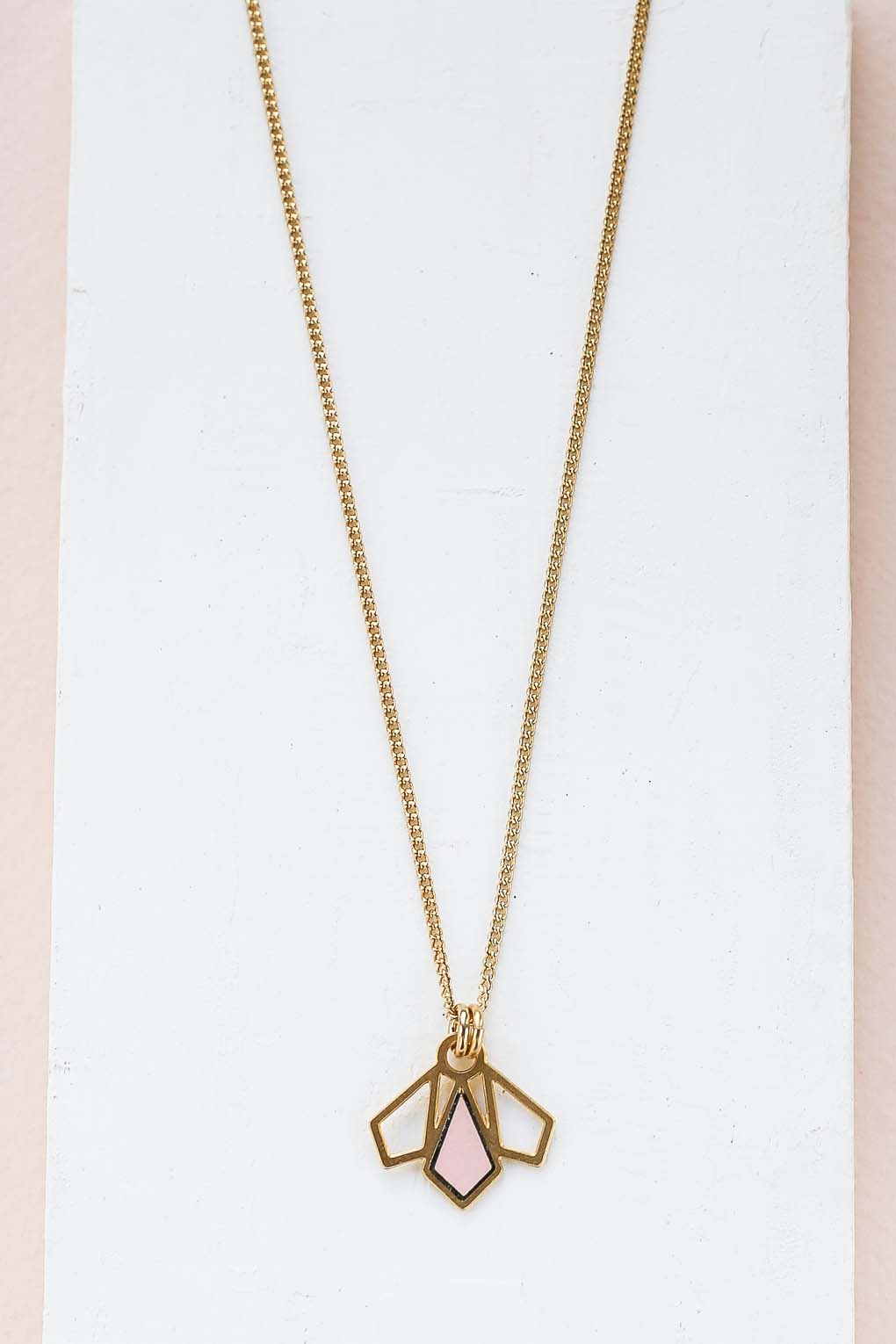 collier Marie rose doré de Shlomit Ofir