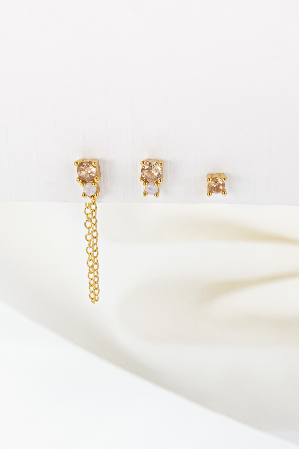 boucles Soho poudre set doré de Shlomit Ofir