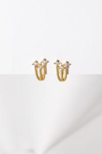 boucles Midnight post doré de Shlomit Ofir
