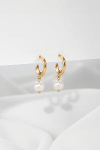 Boucles Luna blanc doré de Shlomit