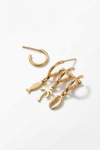 Boucles Island triple doré de Shlomit