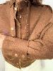 Veste mailles marron et doré taille uniqe