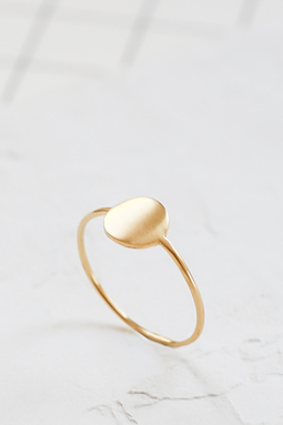 bague full L doré de Shlomit Ofir