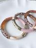 Bracelet Garbo rose graou doré