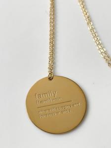 collier Family doré