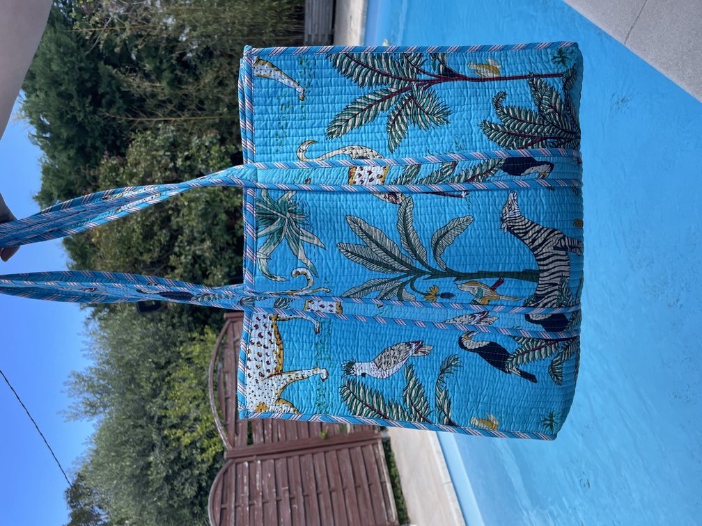 Sac Indien turquoise
