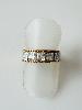 bague Evelyne strass doré