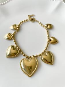 Bracelet Coeur doré