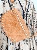 Sac banane cuir nubuck marron
