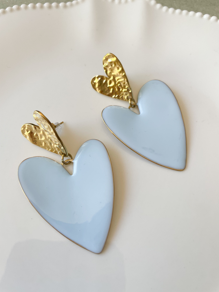 boucles Léa bleu doré