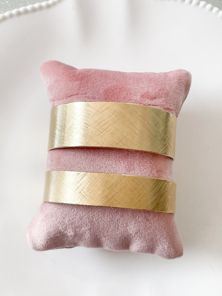 Bracelet manchette small doré