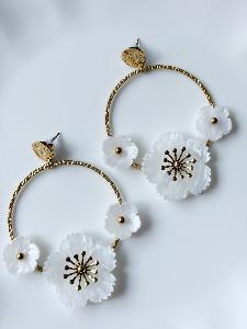 Boucles Patou créoles doré