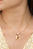 collier Nerine verte doré de Shlomit Ofir