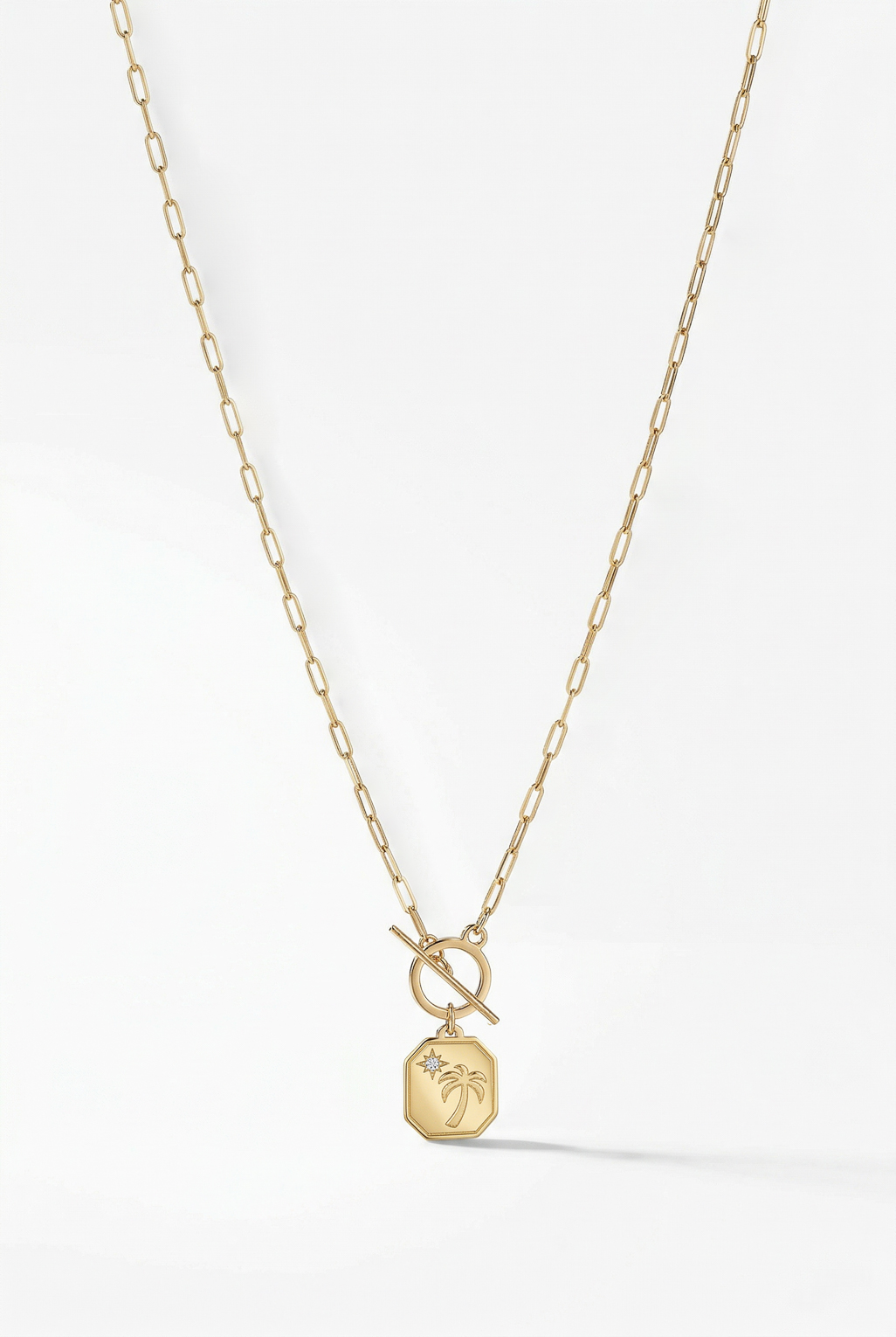 Collier Palm doré de Shlomit