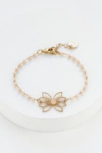 bracelet Lotus rose doré de Shlomit Ofir