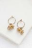 boucles Nerine blanc doré de Shlomit Ofir