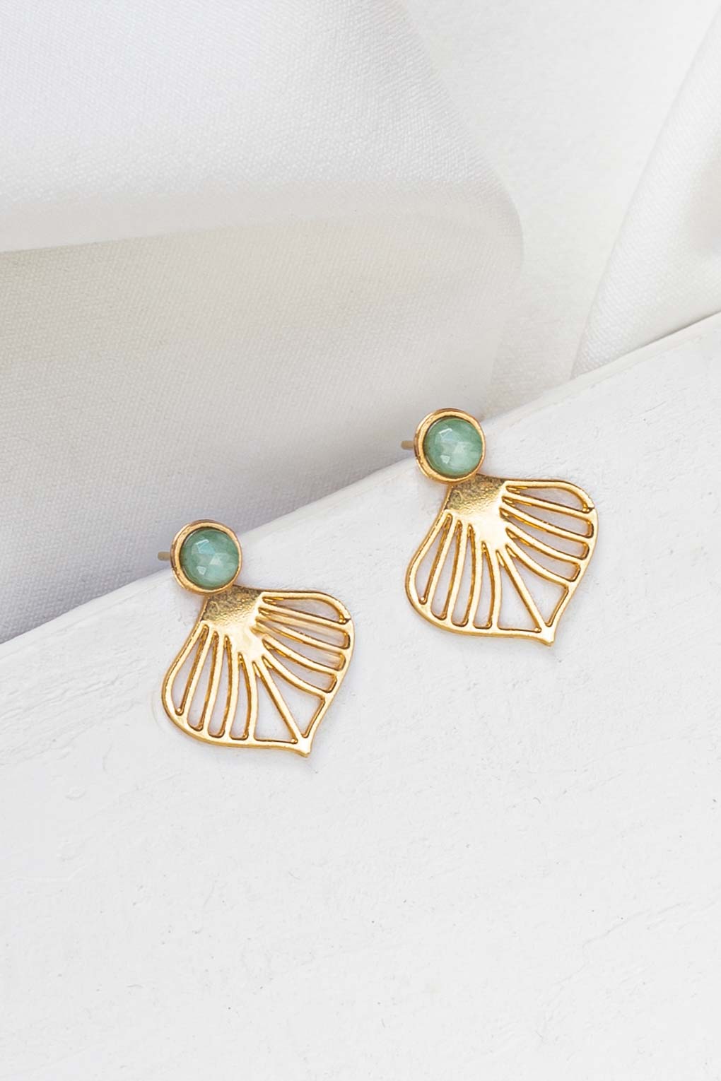 boucles Noya jacket vert doré de Shlomit Ofir