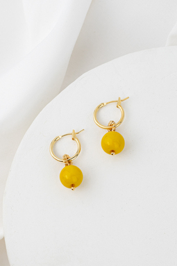 Boucles Lara jaune doré de Shlomit Ofir