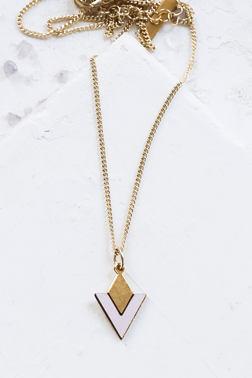 collier Arya rose doré de Shlomit Ofir