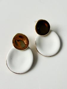 Boucles Marie beige doré