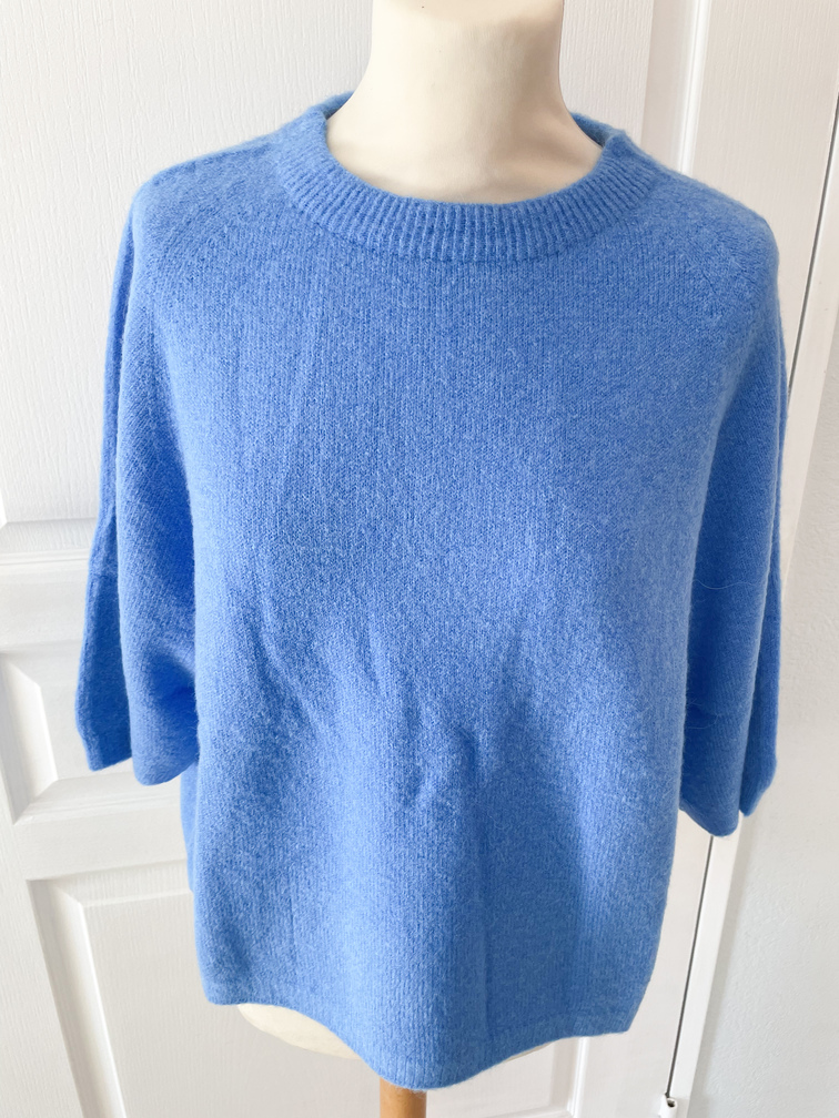 Pull bleu Alpaga 36/48