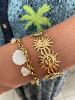 Bracelet Soleil doré