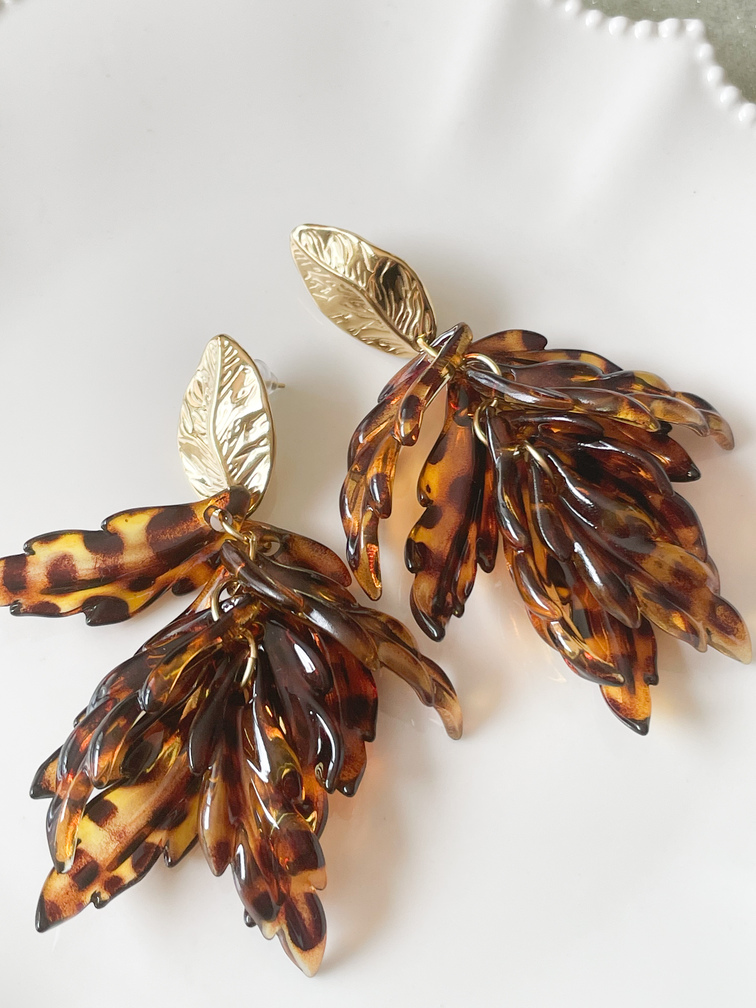 Boucles Milie marron doré