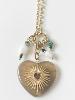 Collier Romy coeur doré
