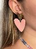 boucles Carolyne rouge doré