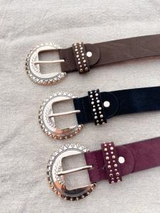 Ceinture Alba marron 90 cm