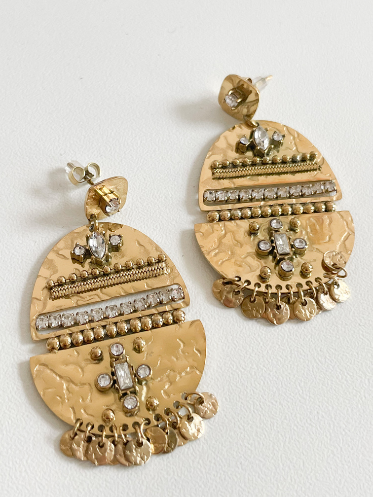 boucles Zoé doré