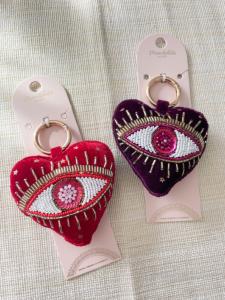 porte clé coeur rouge Mandalita