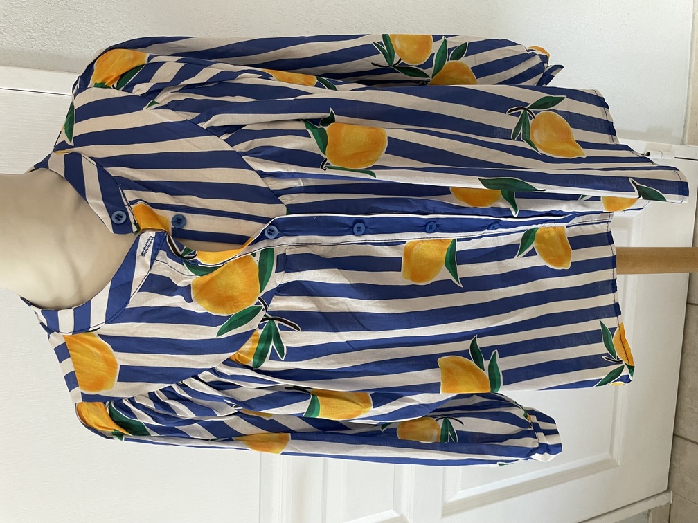 tunique citron bleu 36/46