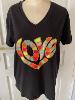 T shirt Love fluo noir 36/46