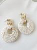boucles Amélie beige doré
