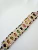 Bracelet pierres Danielle pastel doré