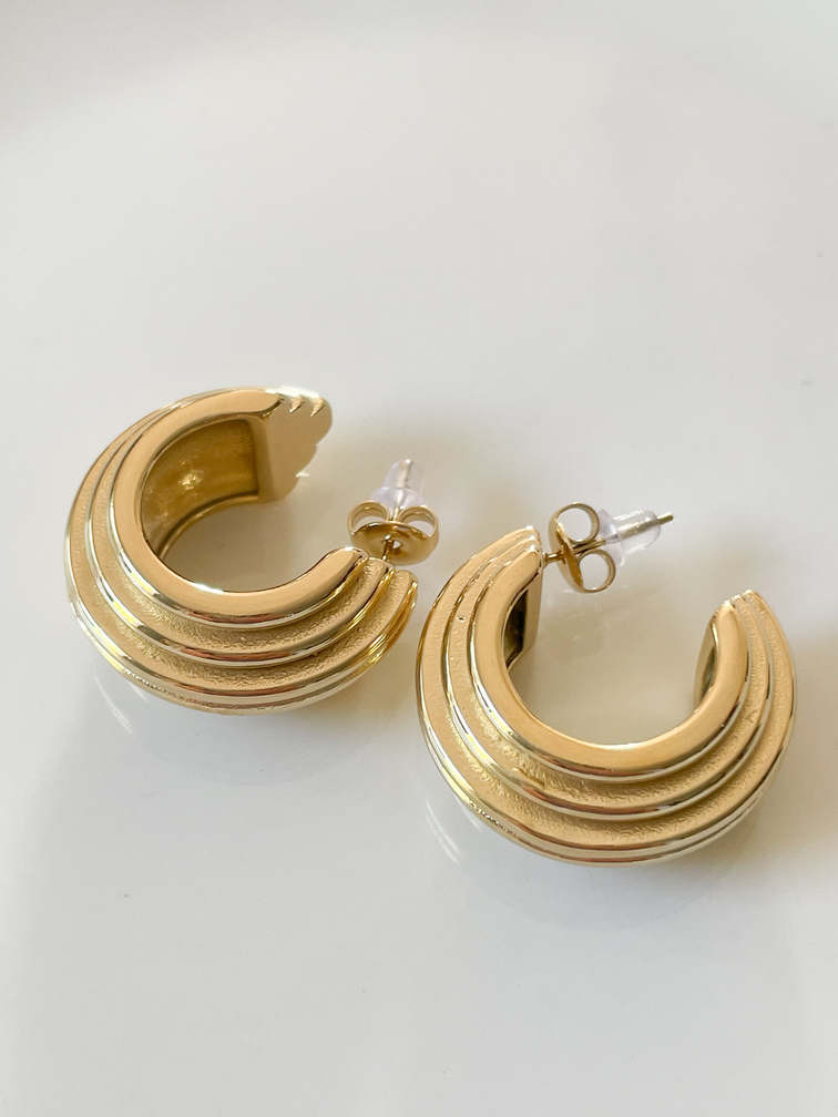 boucles créoles Brigitte doré