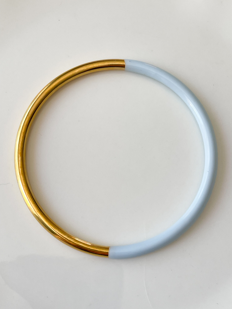 bracelet Alice bleu doré
