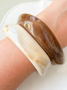 bracelet Simone beige doré