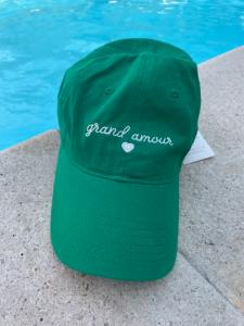 Casquette verte grand amour
