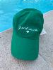 Casquette verte grand amour