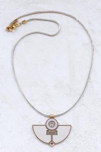 collier Winter beige doré de Shlomit Ofir