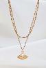 collier Ida blanc doré de Shlomit Ofir
