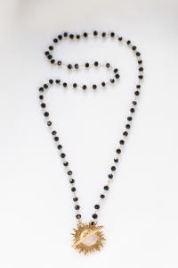 collier Glory noir doré de Shlomit Ofir