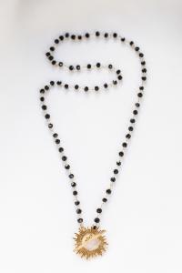 collier Glory noir doré de Shlomit Ofir