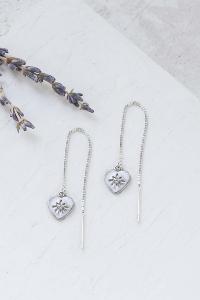 boucles Amour argenté de Shlomit Ofir