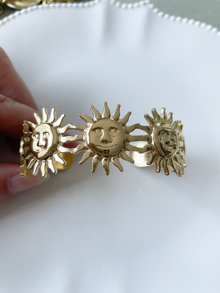 Bracelet Soleil doré