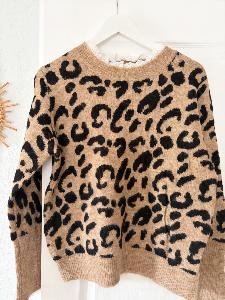 Pull graou beige dentelle 36/42