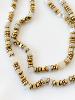 Collier Charly blanc doré