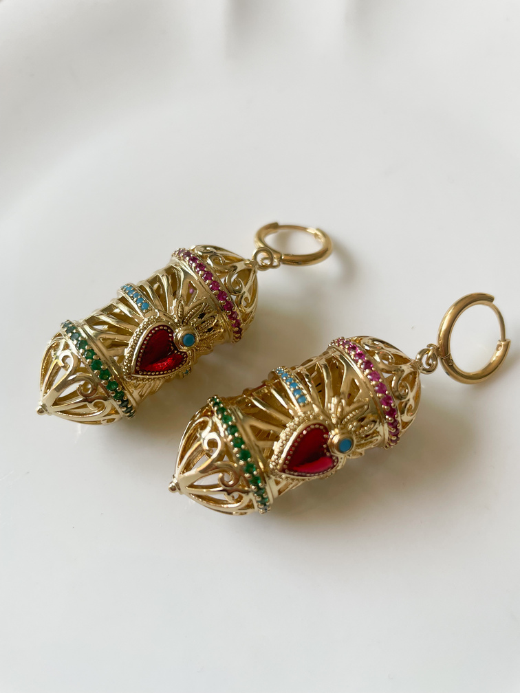 Boucles Rebecca doré
